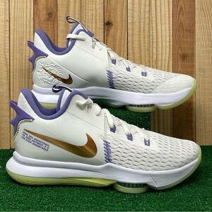 Nike CQ9380 102 LeBron Witness 5 (V) Basketball Shoes Lakers Mens SZ 13